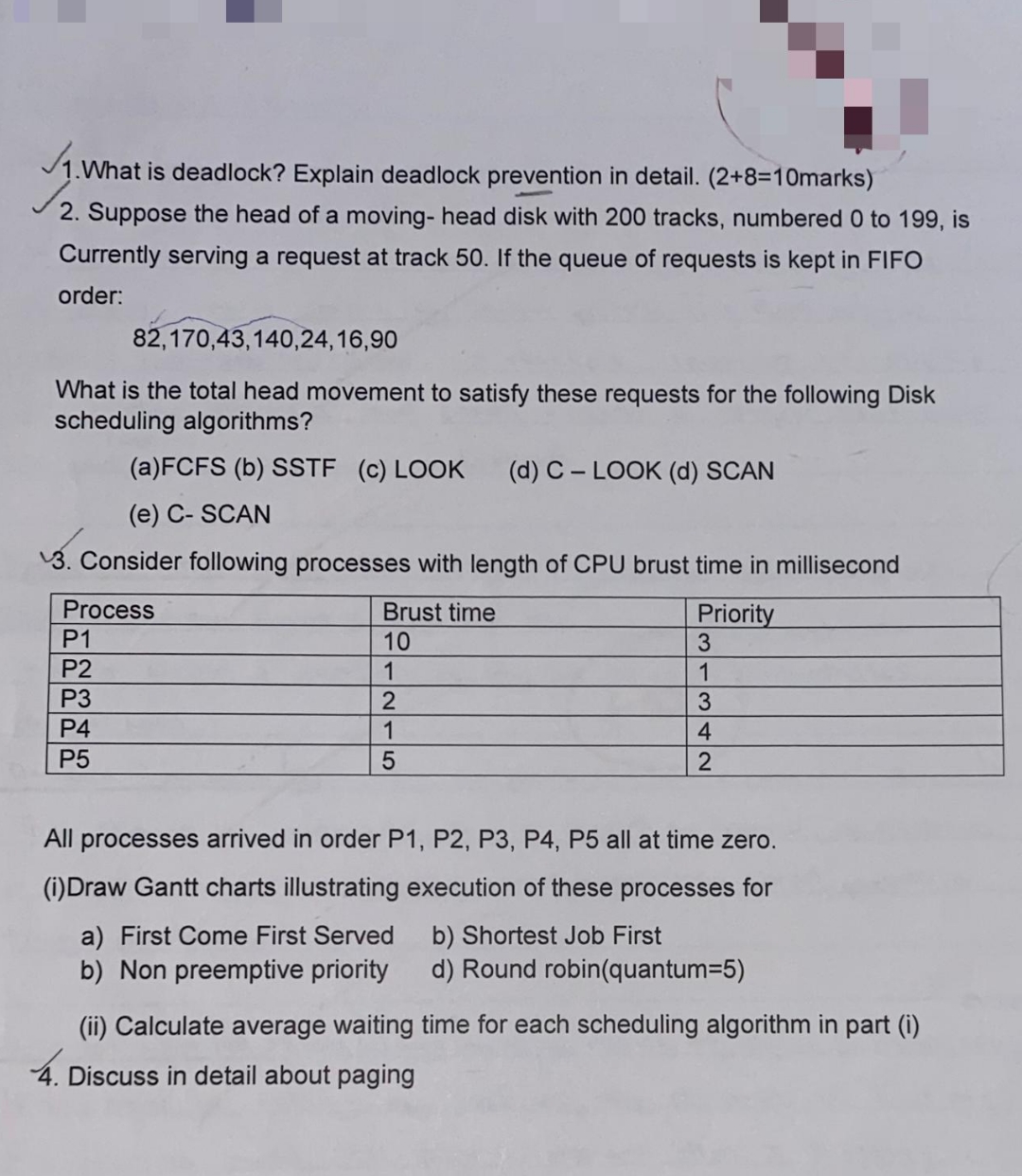 What is deadlock? Explain deadlock prevention in