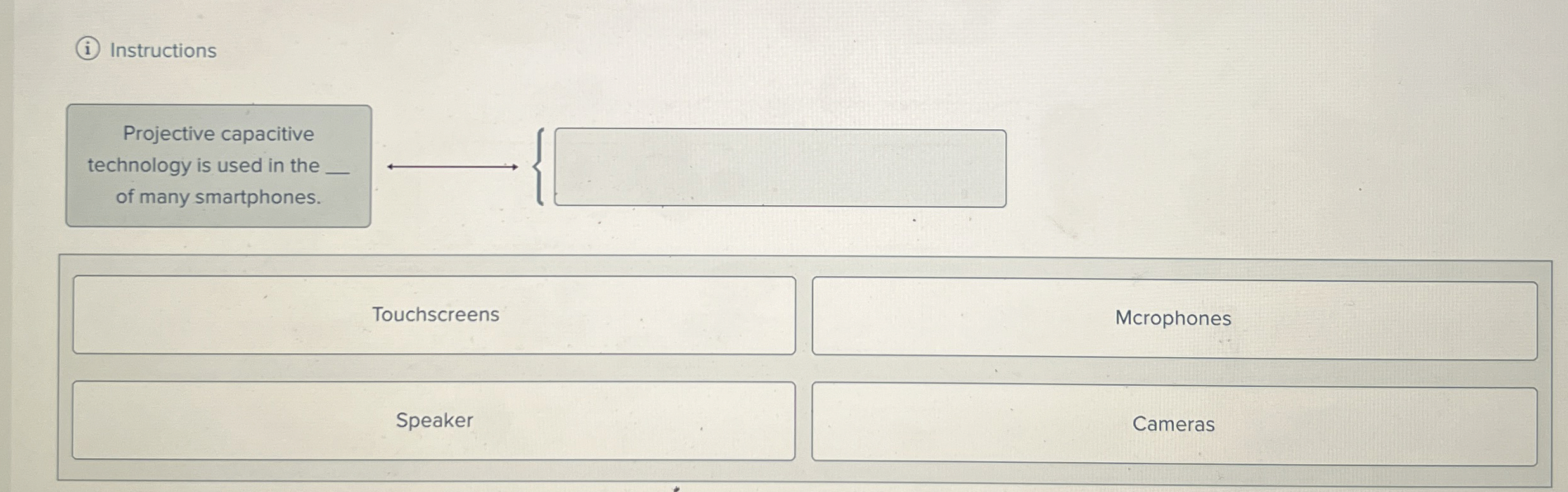( i ) Instructions Projective capacitive