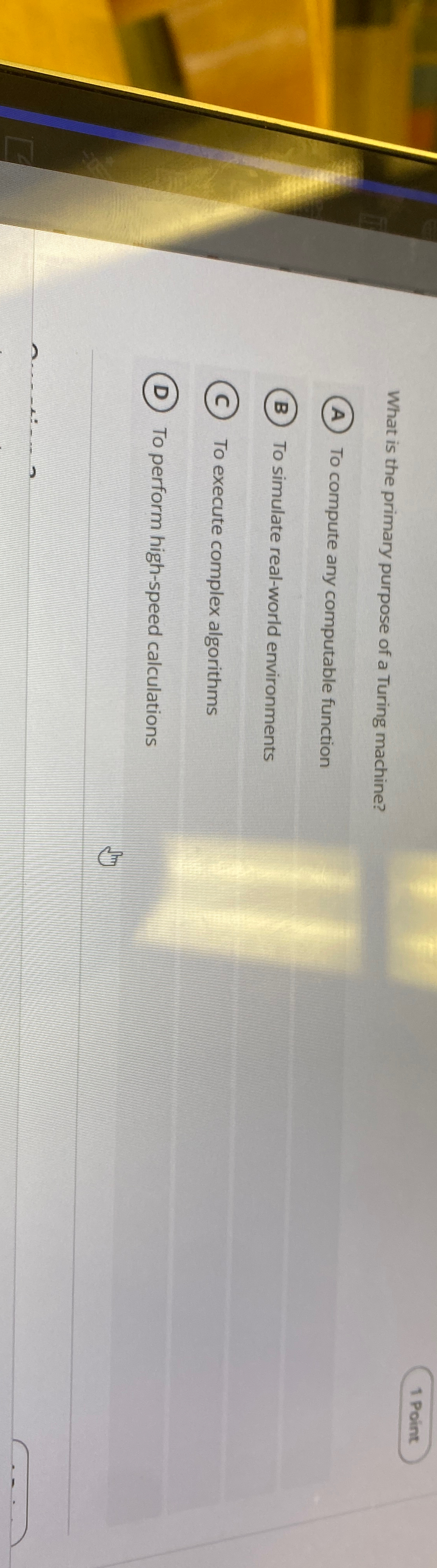 What is the primary purpose of a Turing machine?