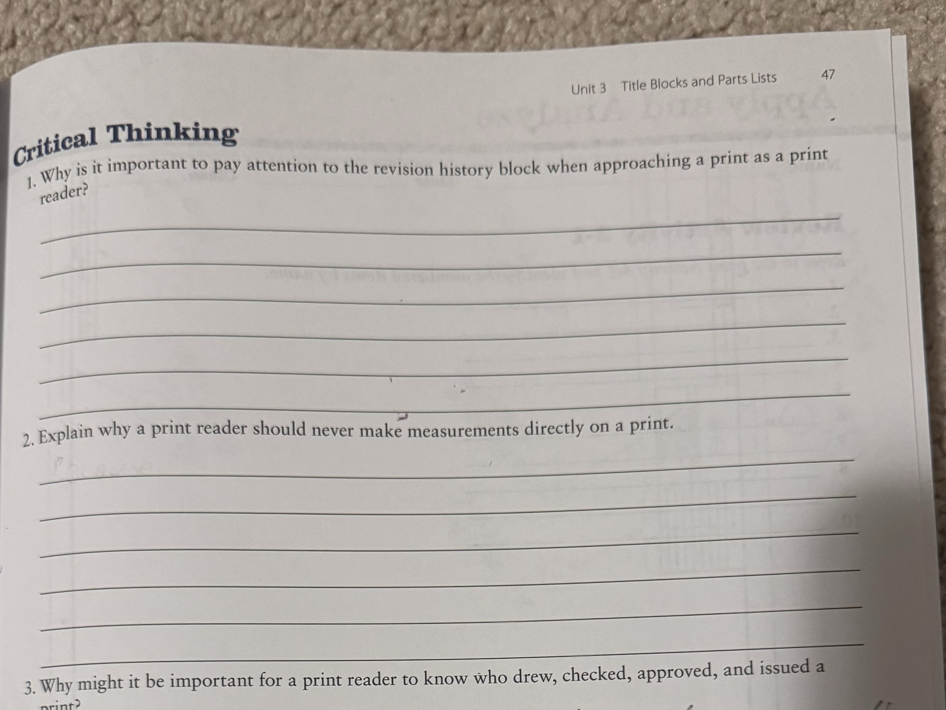 Critical Thinking Why is it important to pay