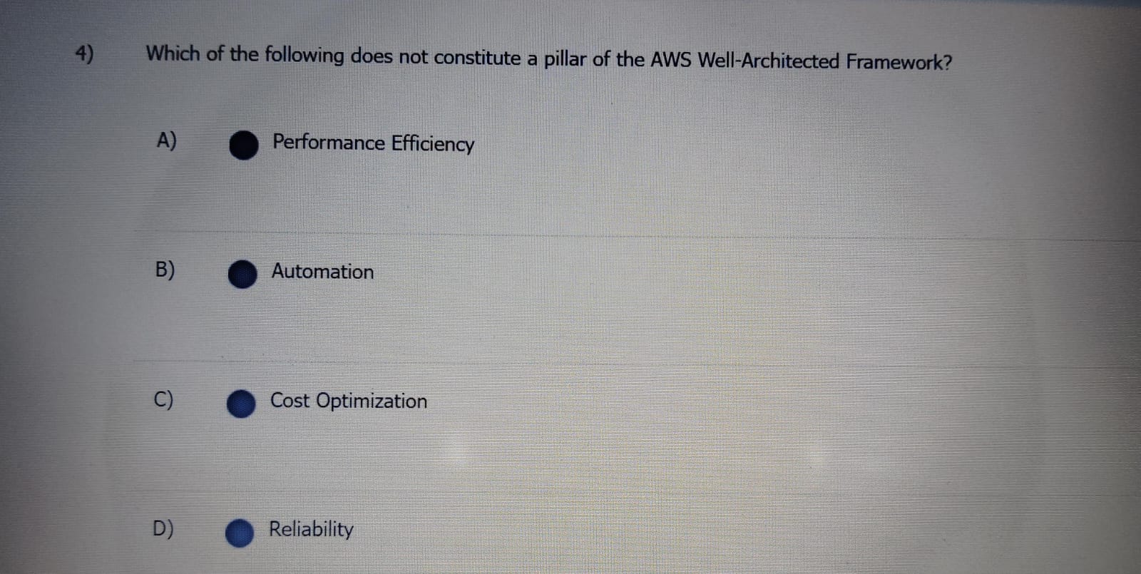 Which of the following does not constitute a