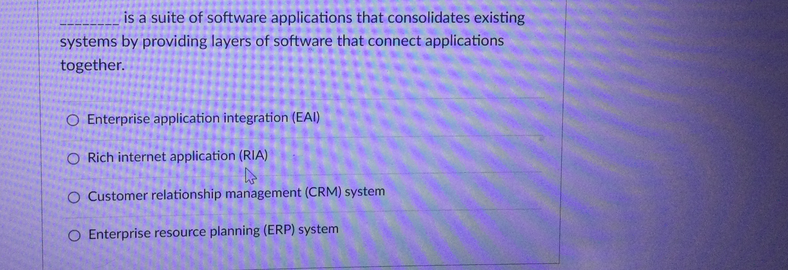 q , is a suite of software applications that