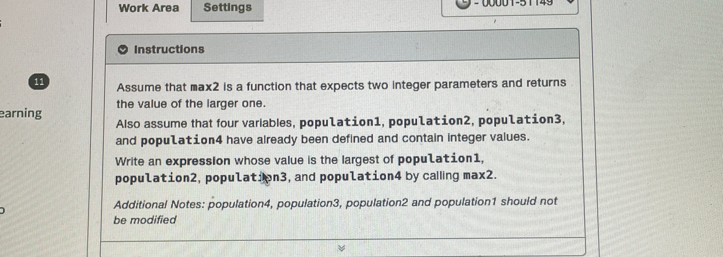 Assume that to _ the _ power _ of is a function