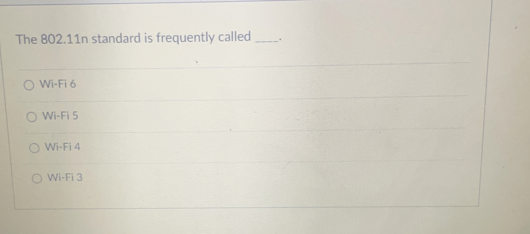 The 8 0 2 . 1 1 n standard is frequently called W