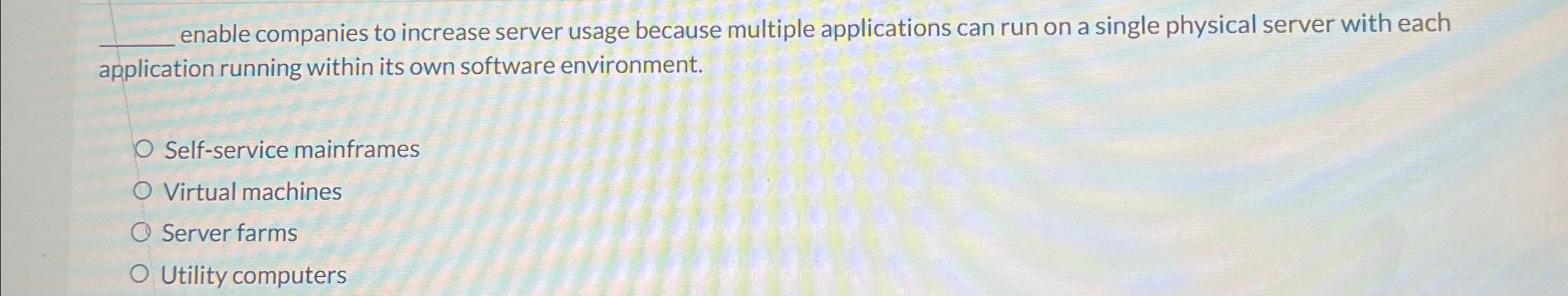 q , enable companies to increase server usage