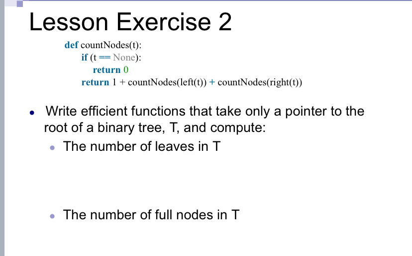 Lesson Exercise 2 Write efficient functions that
