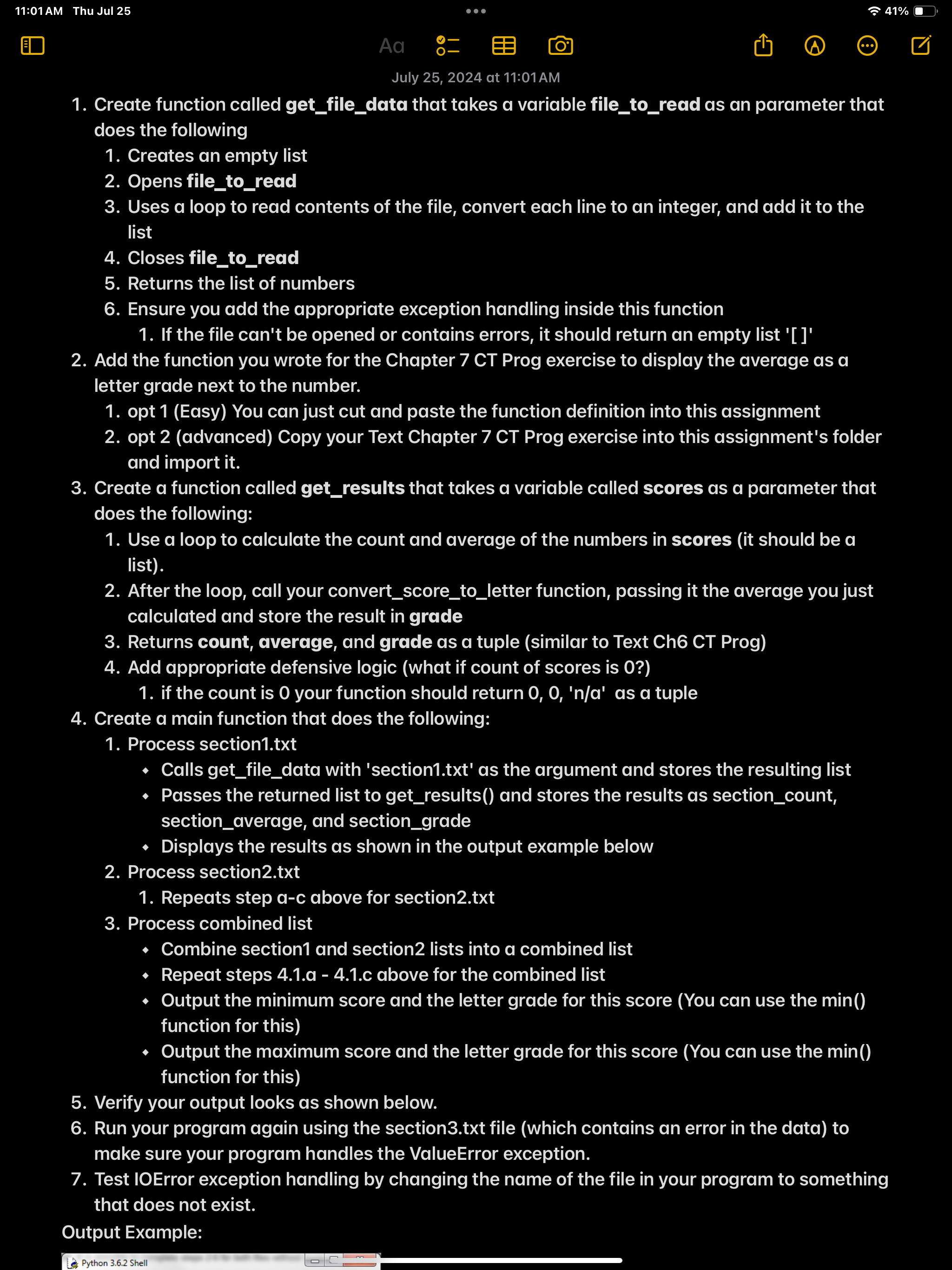Create function called get _ file _ data that