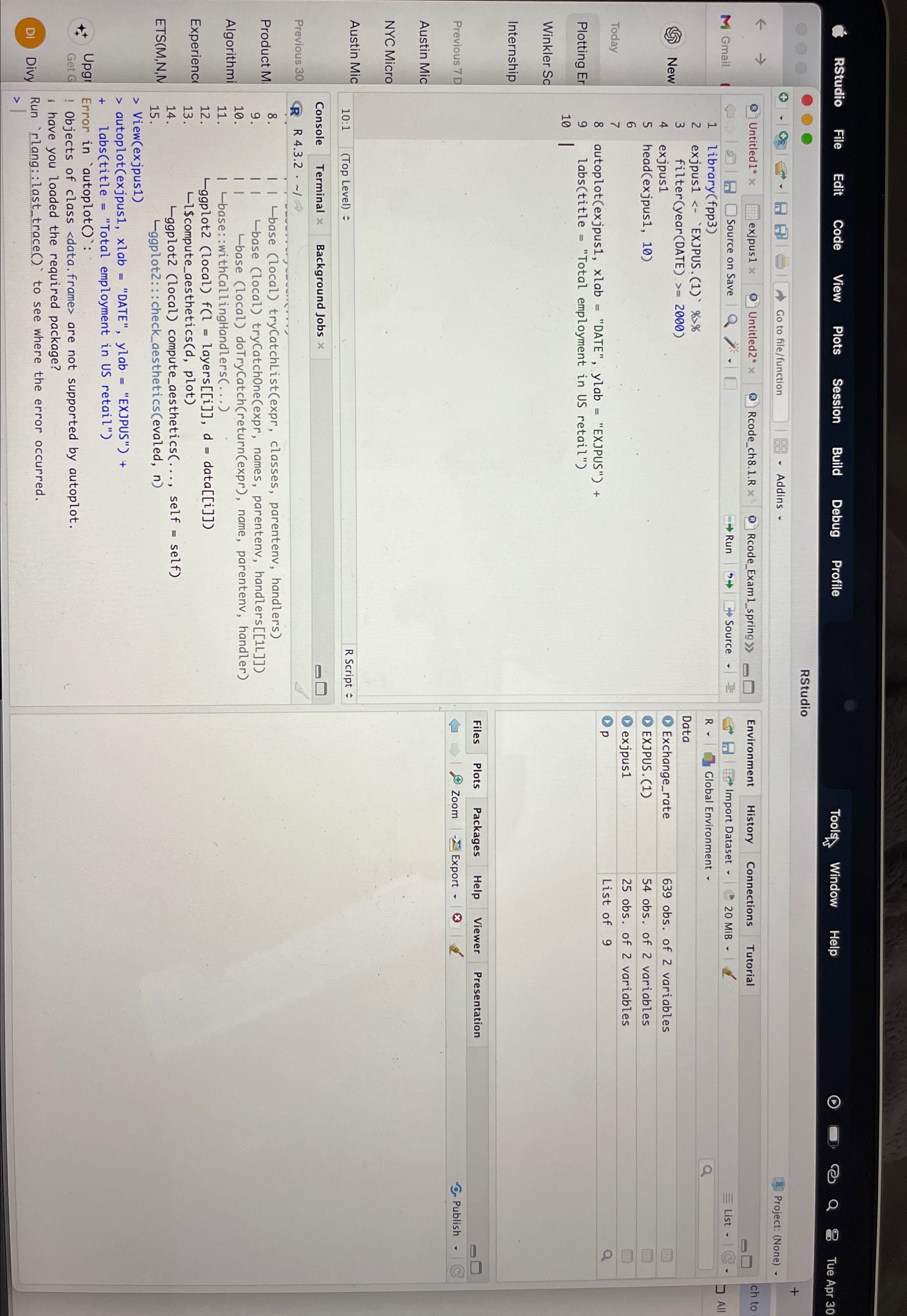 Untitled 1 * * * * exjpus 1 Addins - Gmail New