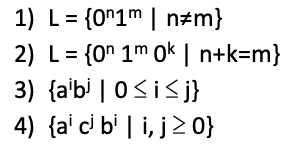 Draw a PDA for each of the following: Here, = { 0