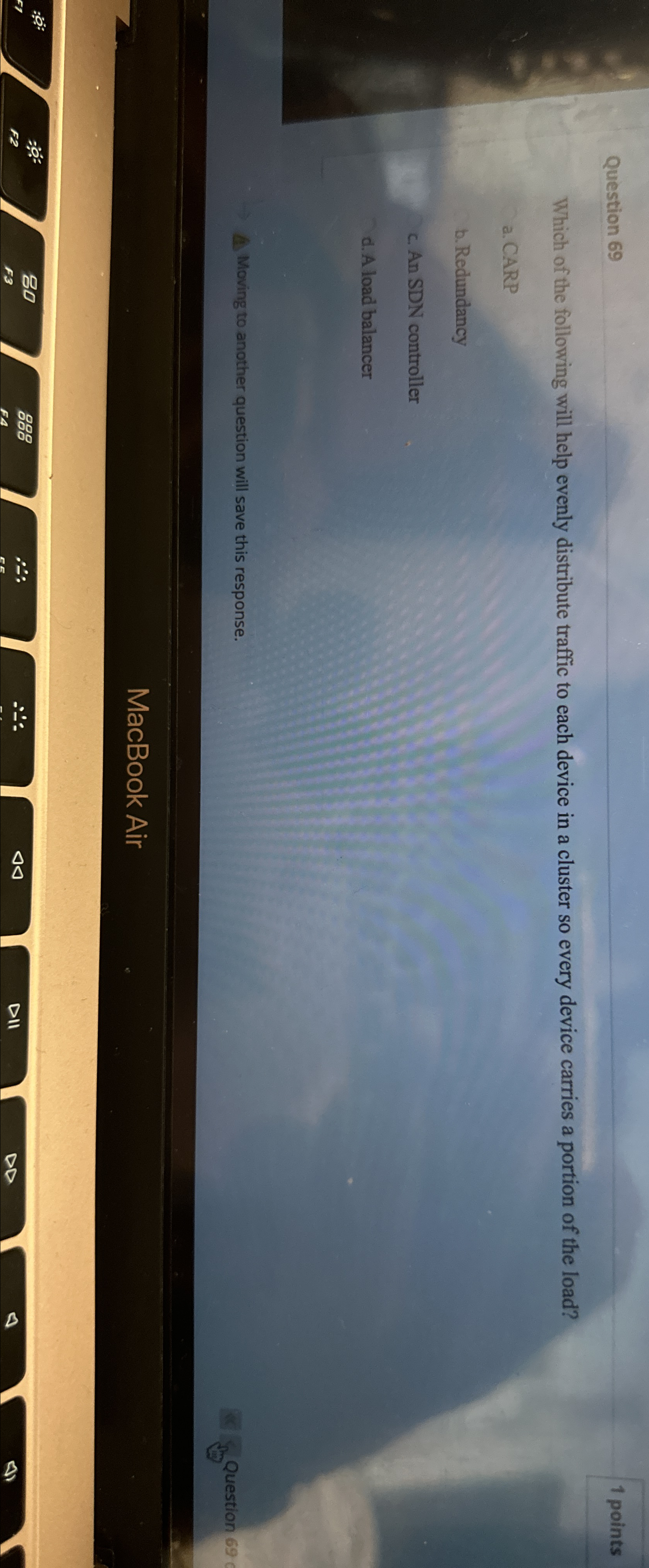 Question 6 9 1 points Which of the following will