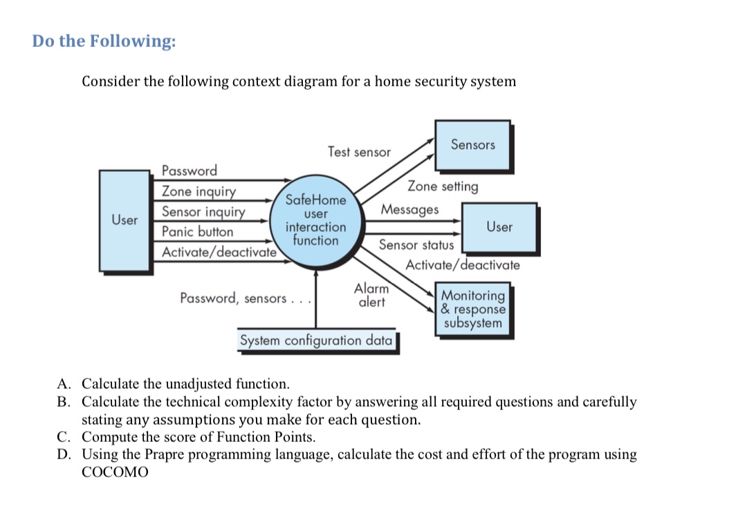 Do the Following: Consider the following context