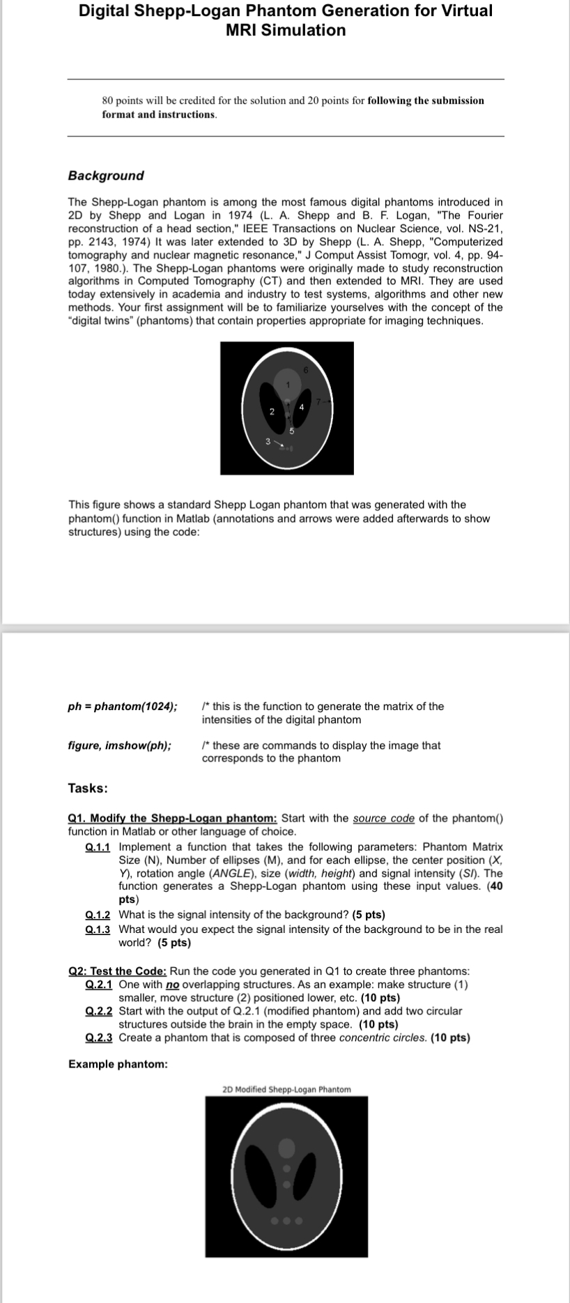 A folder named Code that contains your code in