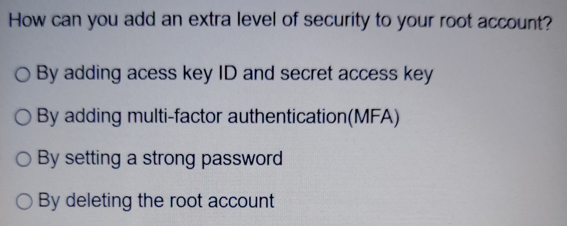 How can you add an extra level of security to