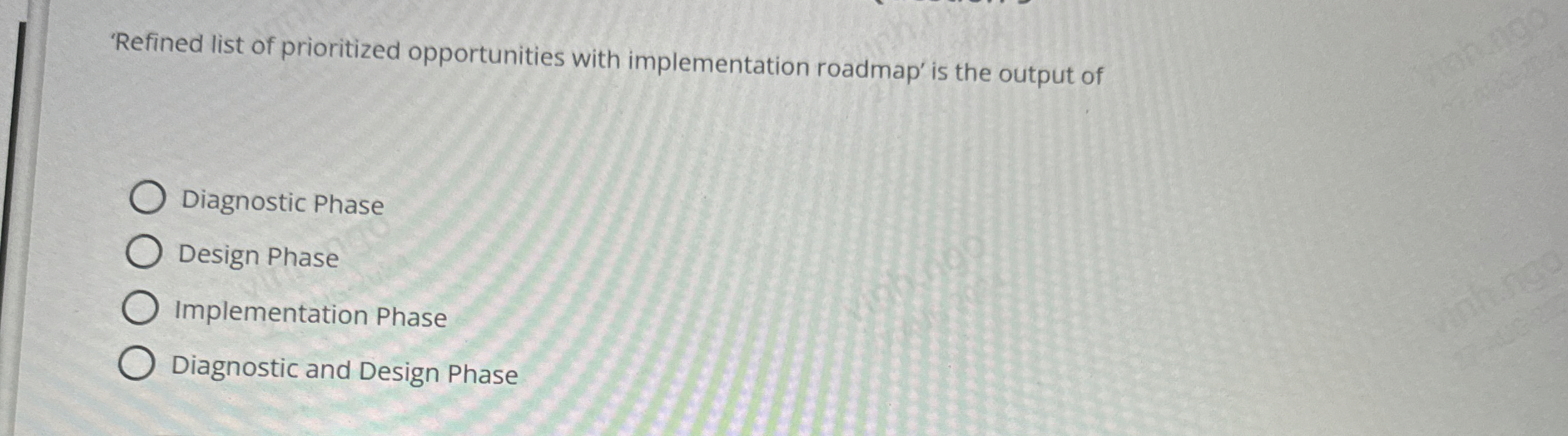 'Refined list of prioritized opportunities with