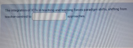 The integration of ICTs in teaching and learning