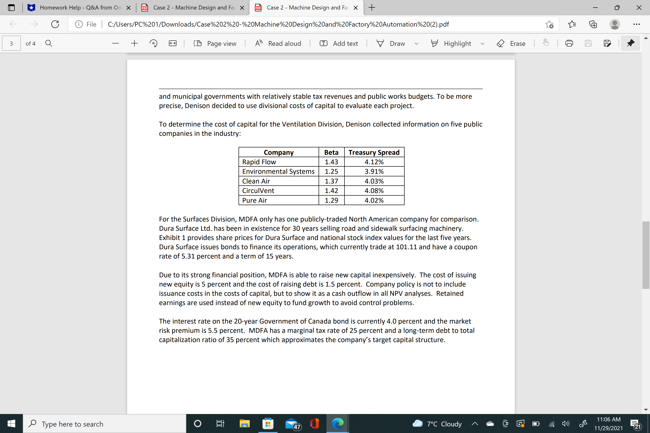 D I u Homework Help - Q&A from On X I @ Case 2