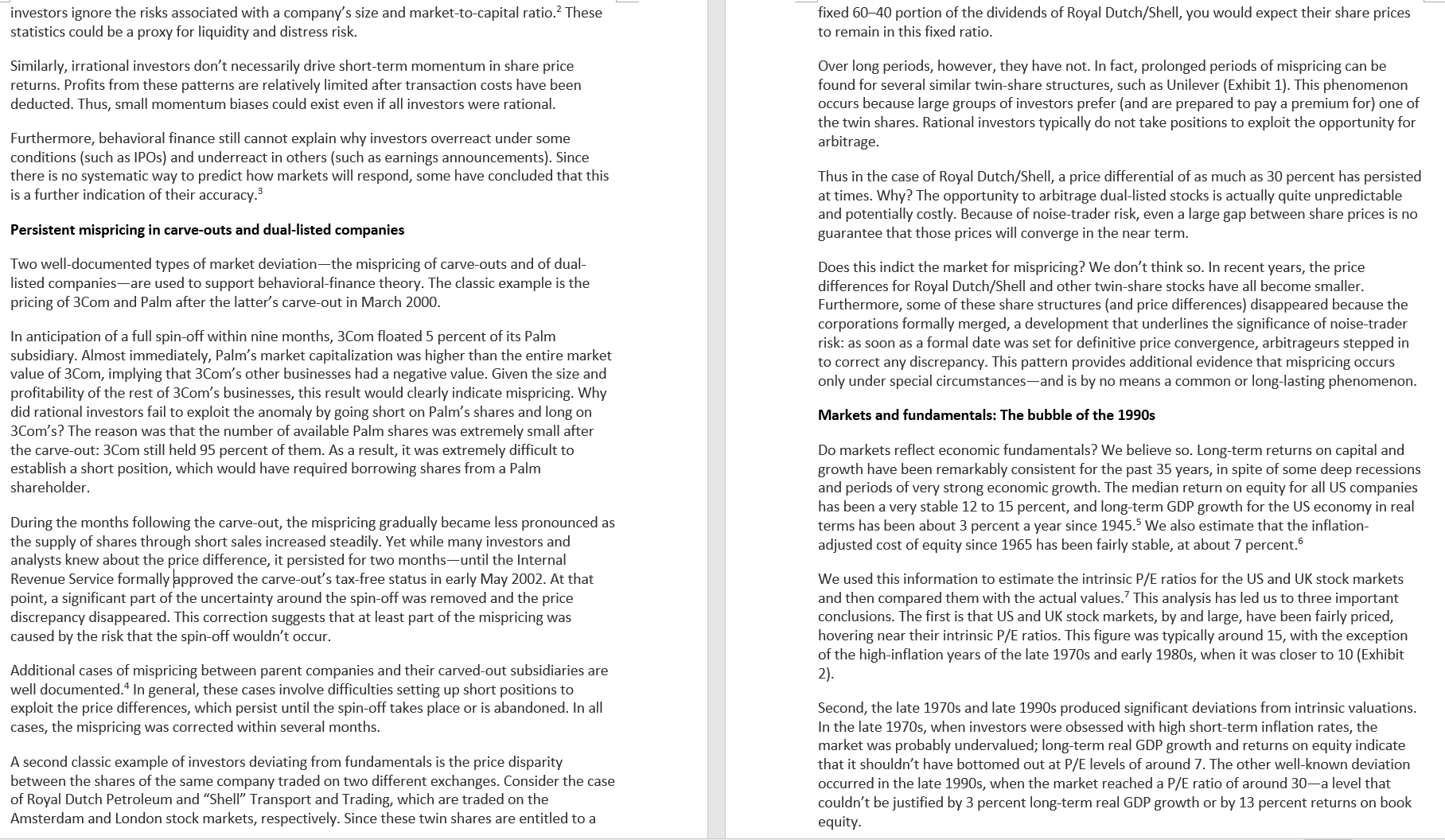 Question : After reading the above articles 1 and