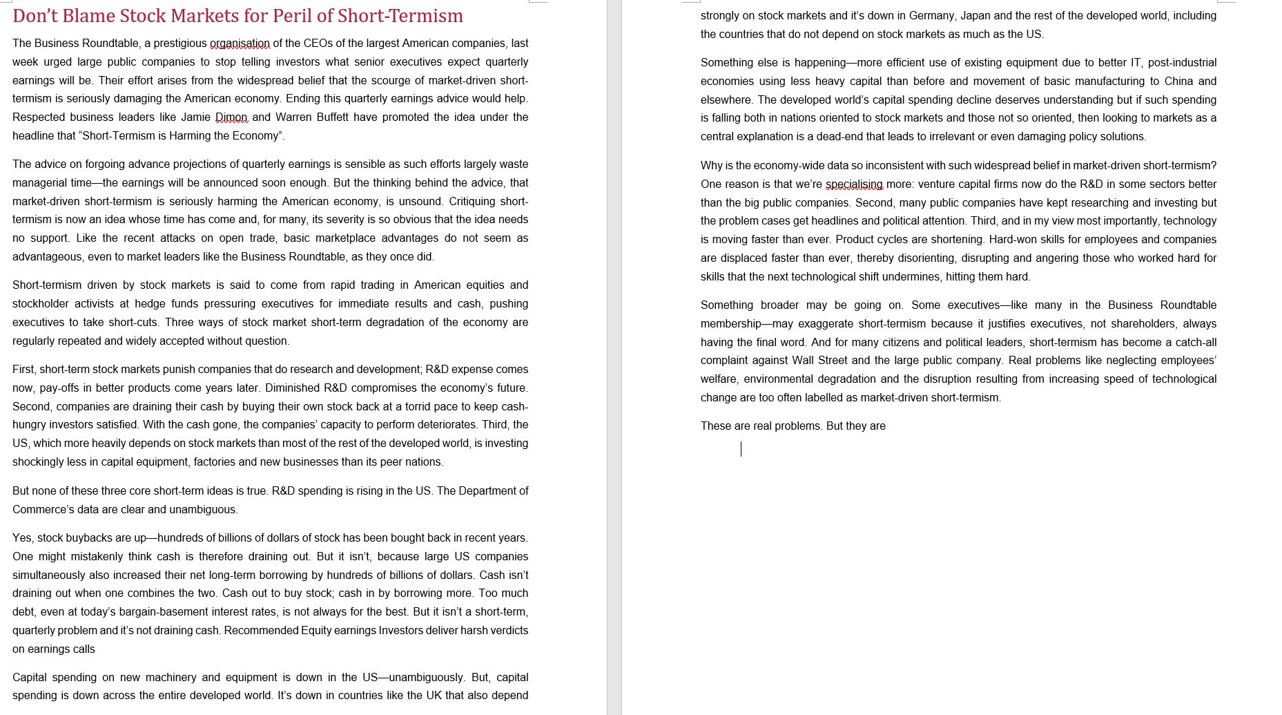 Question : After reading the above articles 1 and