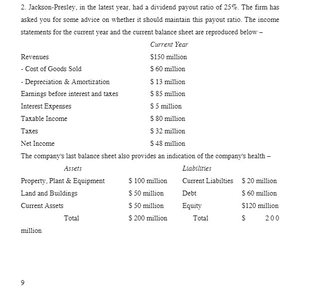 2. Jackson-Presley, in the latest year, had a