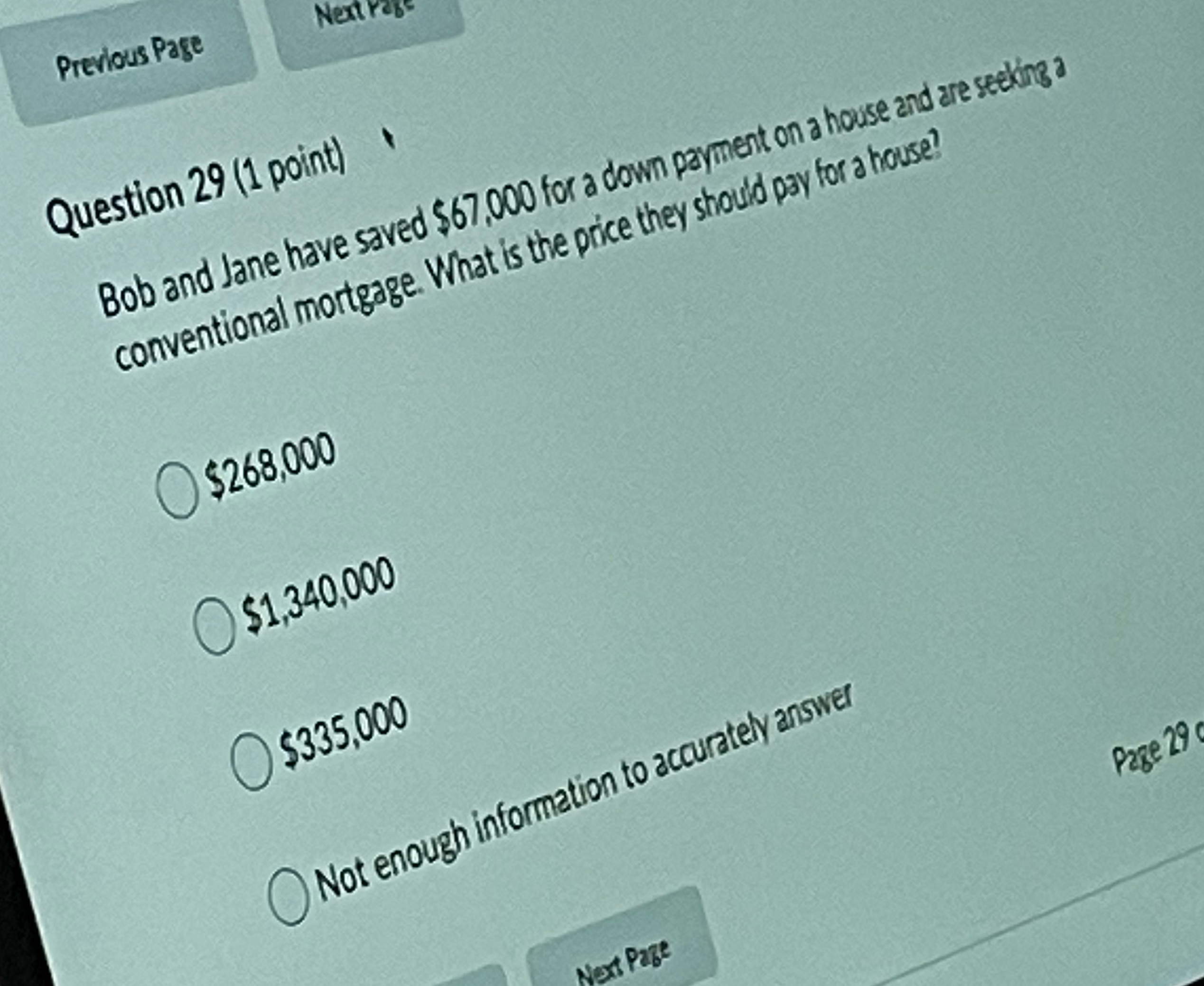 Please answer no need for explanation Previous