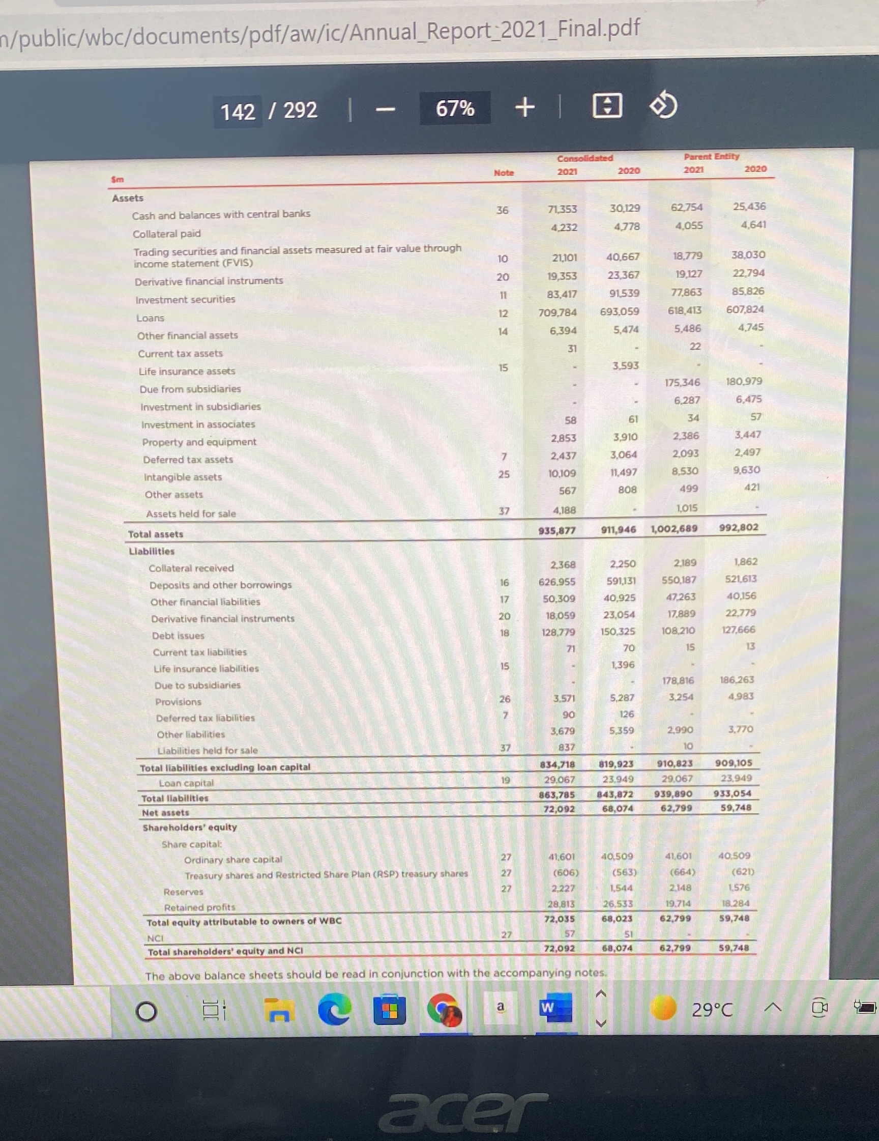 i'm trying to find the ROE and the ROA = return