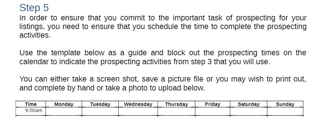 Step 5 In order to ensure that you commit to the