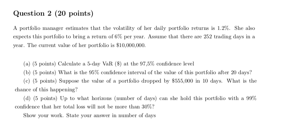 The assignment will be marked based on (1) How