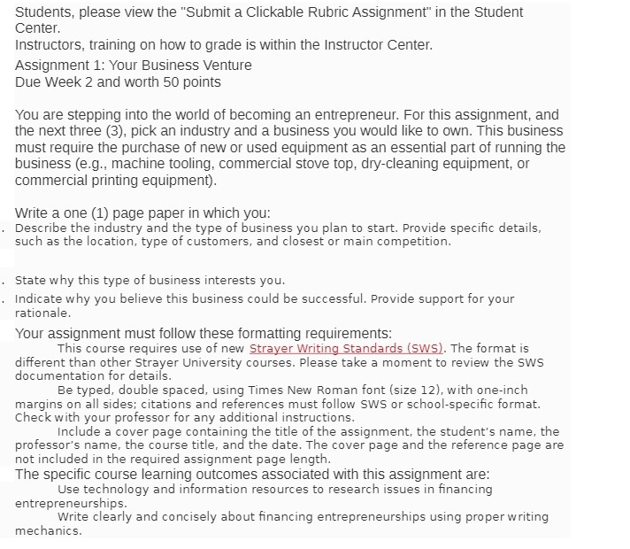 Students. please view the "Submit a Clickable