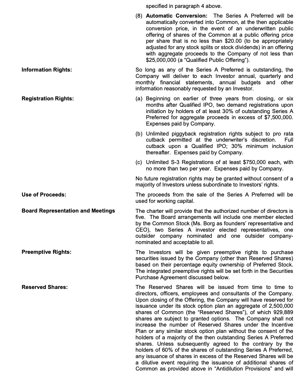 1.Using the template provided, compare exit