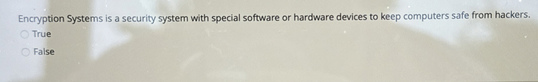 Encryption Systems is a security system with