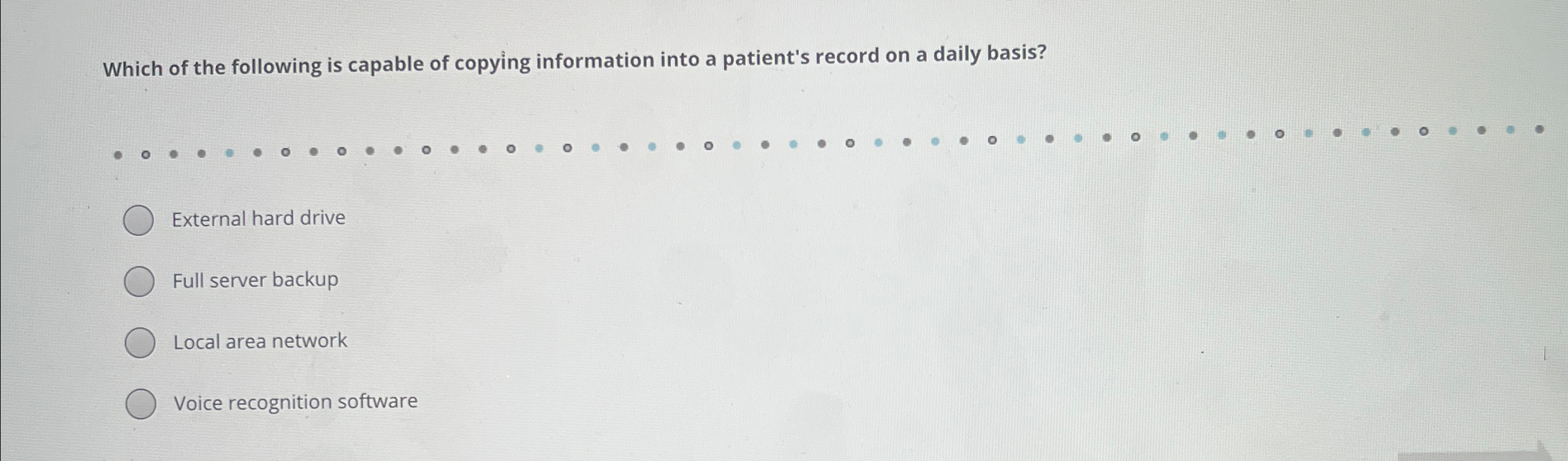Which of the following is capable of copying