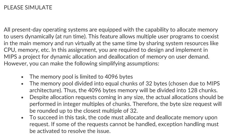 PLEASE SIMULATE FOR MARS All present - day