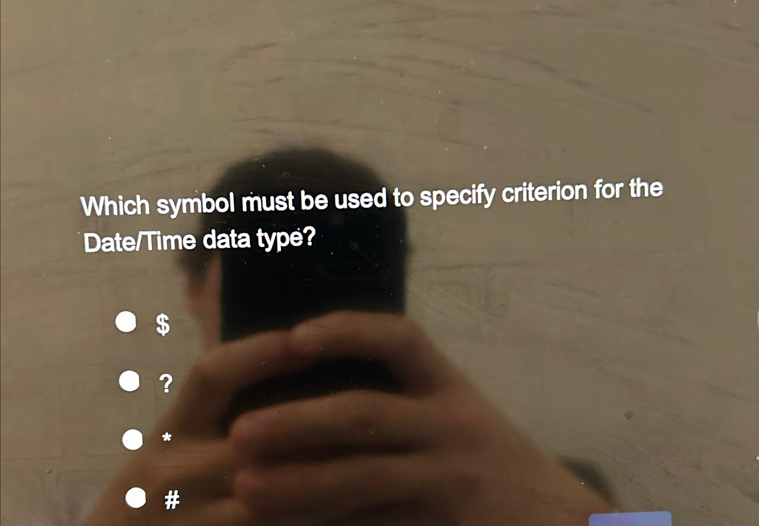 Which symbol must be used to specify criterion