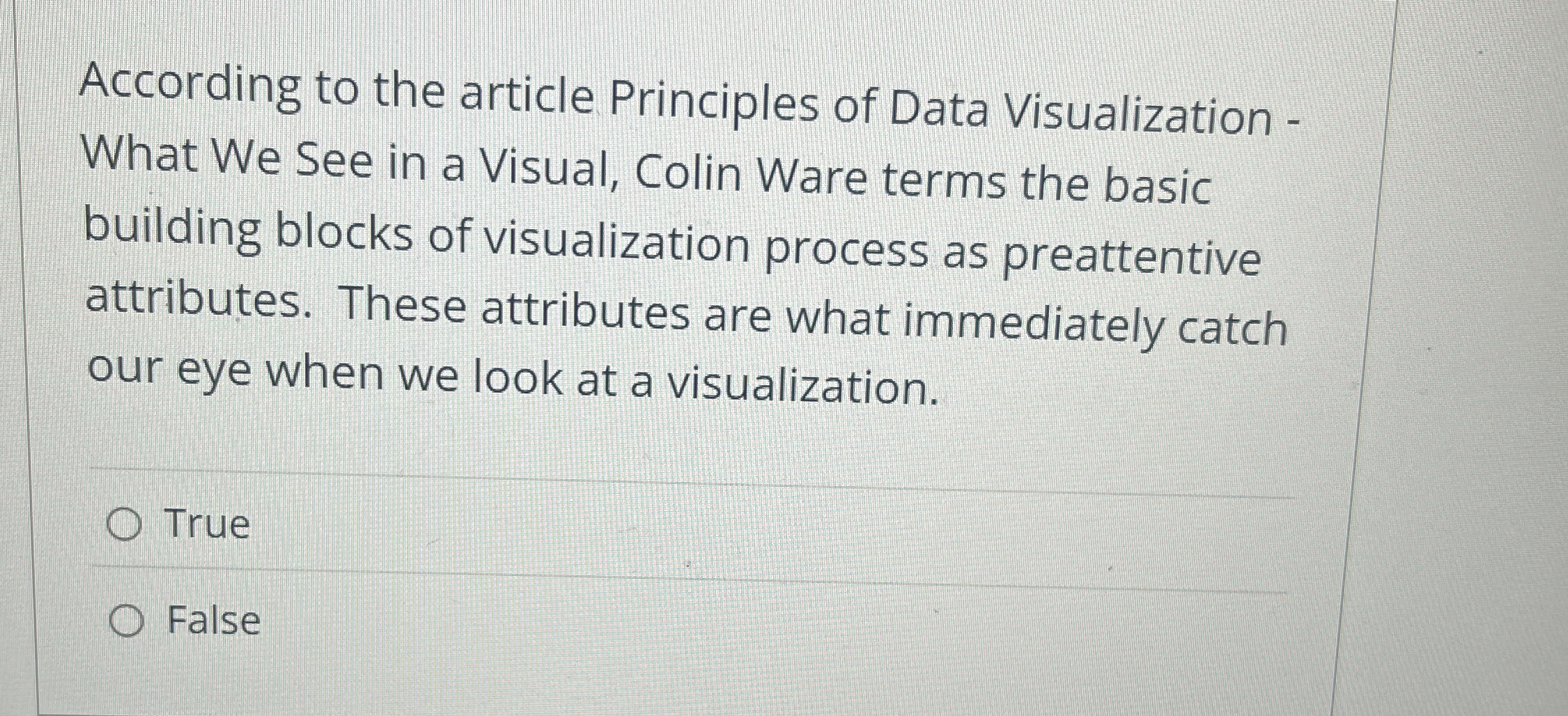 According to the article Principles of Data