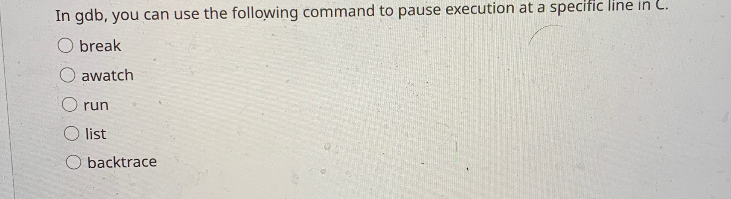 In gdb , you can use the following command to