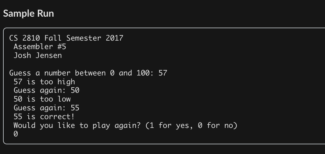 This assignment is designed to give you a first