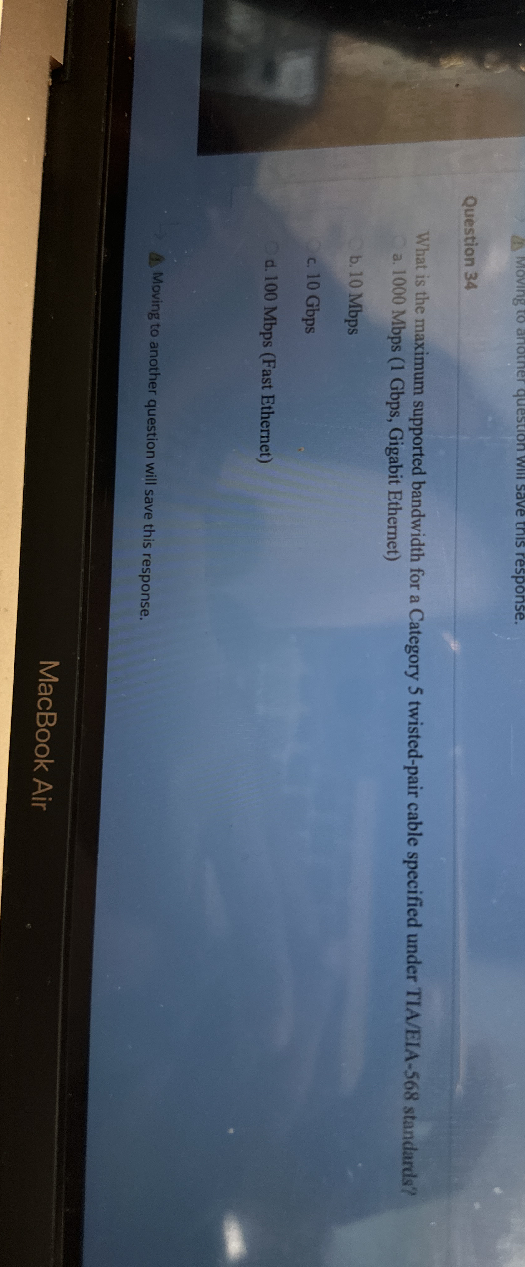 Question 3 4 What is the maximum supported