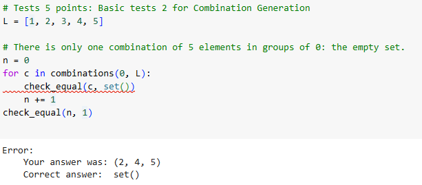 from itertools import combinations def