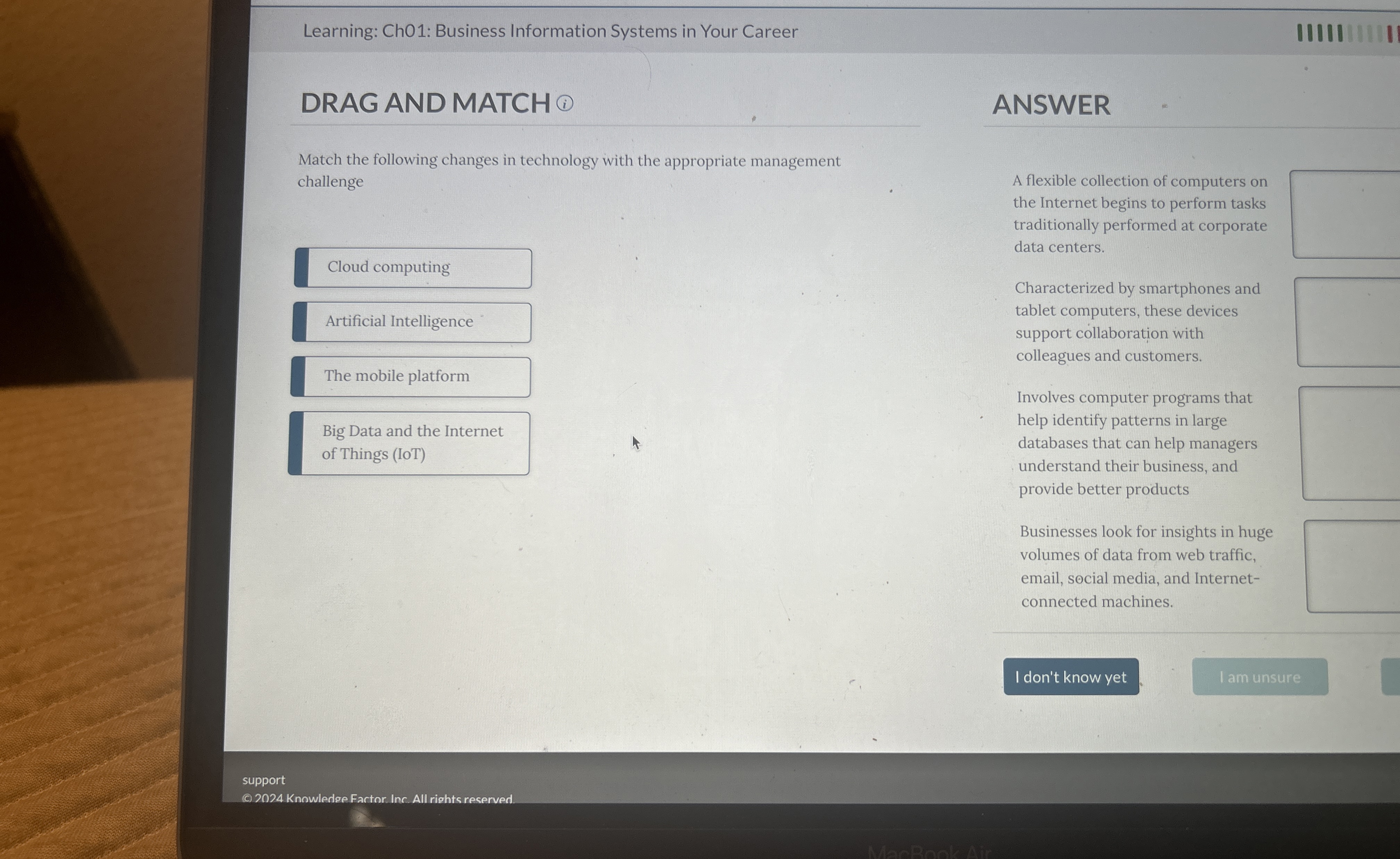 Learning: Ch 0 1 : Business Information Systems