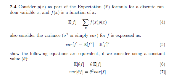 dom variable x , and f ( x ) is a function of x .