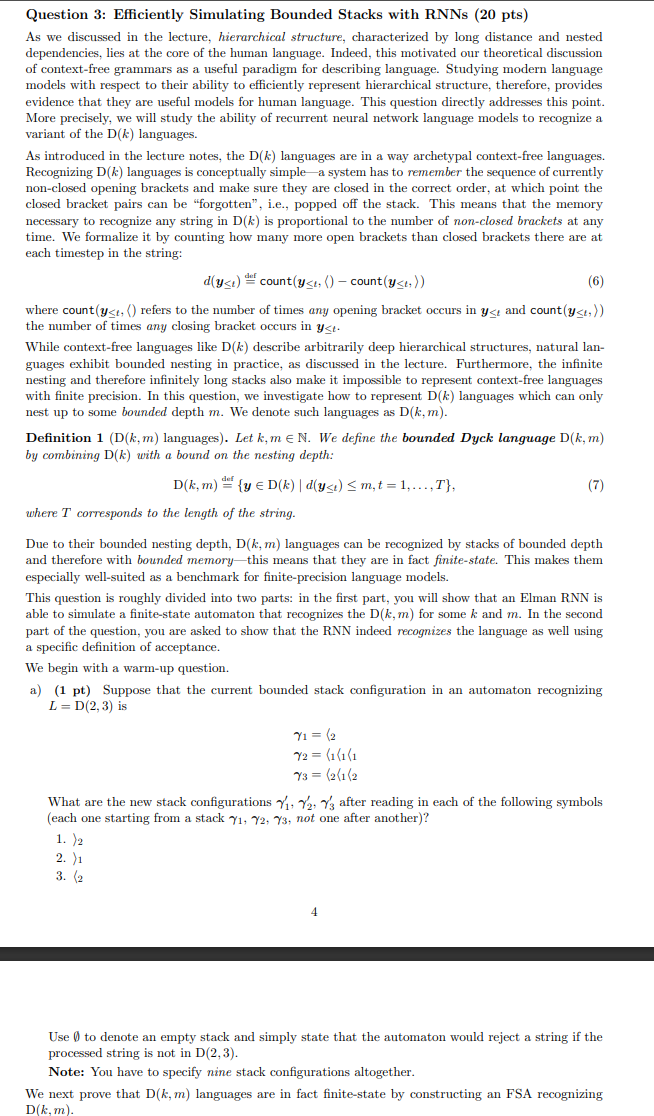 grammarQuestion 3 : Efficiently Simulating