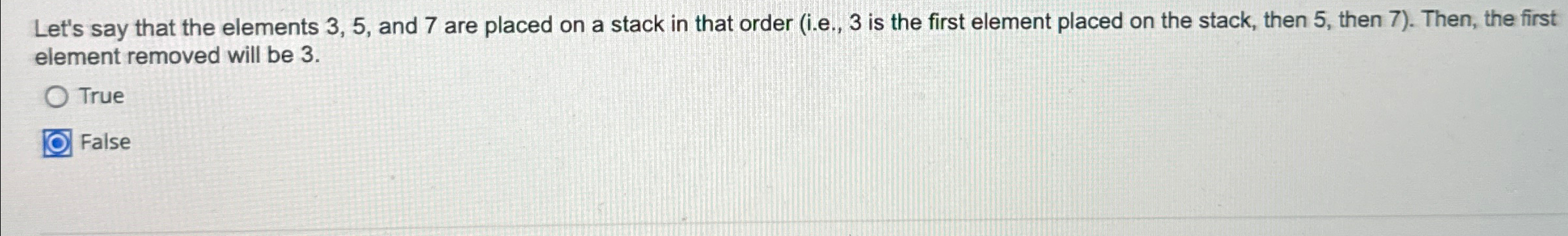 Let's say that the elements 3 , 5 , and 7 are