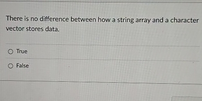 There is no difference between how a string array