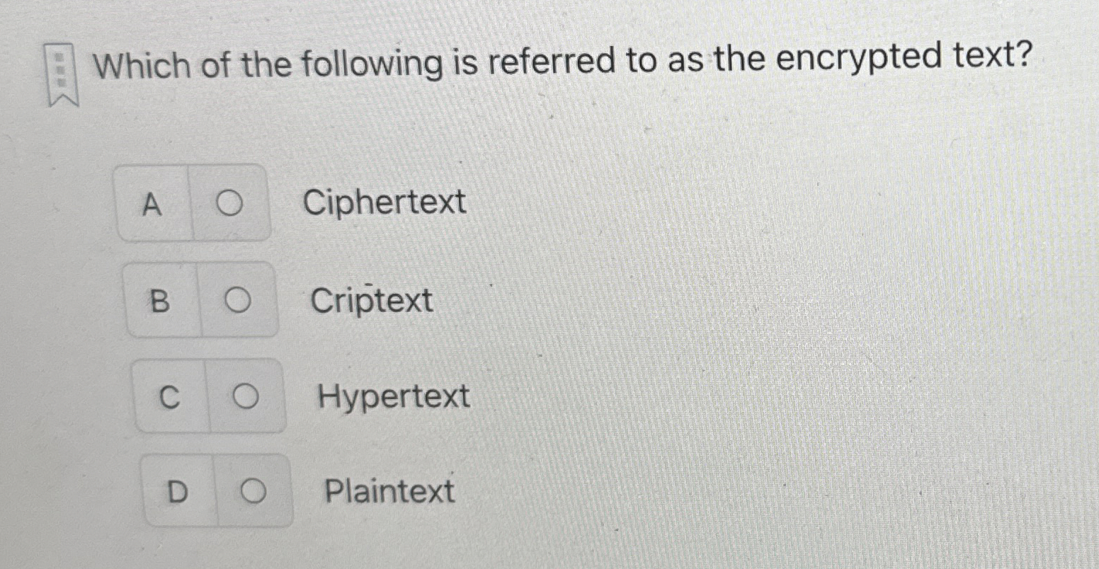 Which of the following is referred to as the