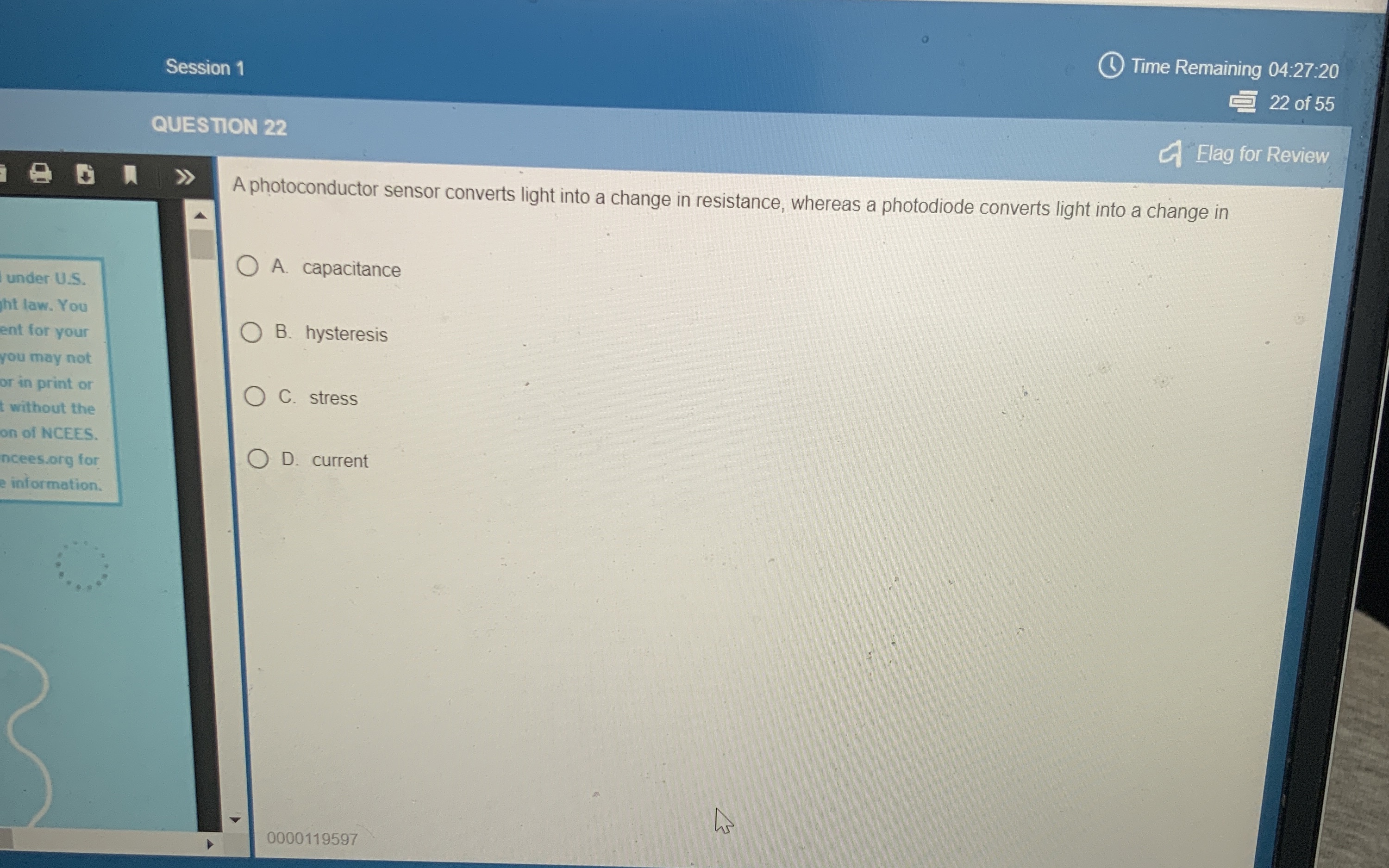 Session 1 Time Remaining 0 4 : 2 7 : 2 0 2 2 of 5