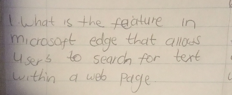 What is the feature in microsoft edge that allows