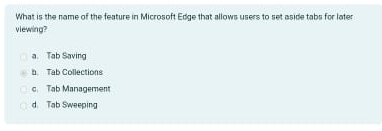 What is the nome of the feature in Microsoft Edge