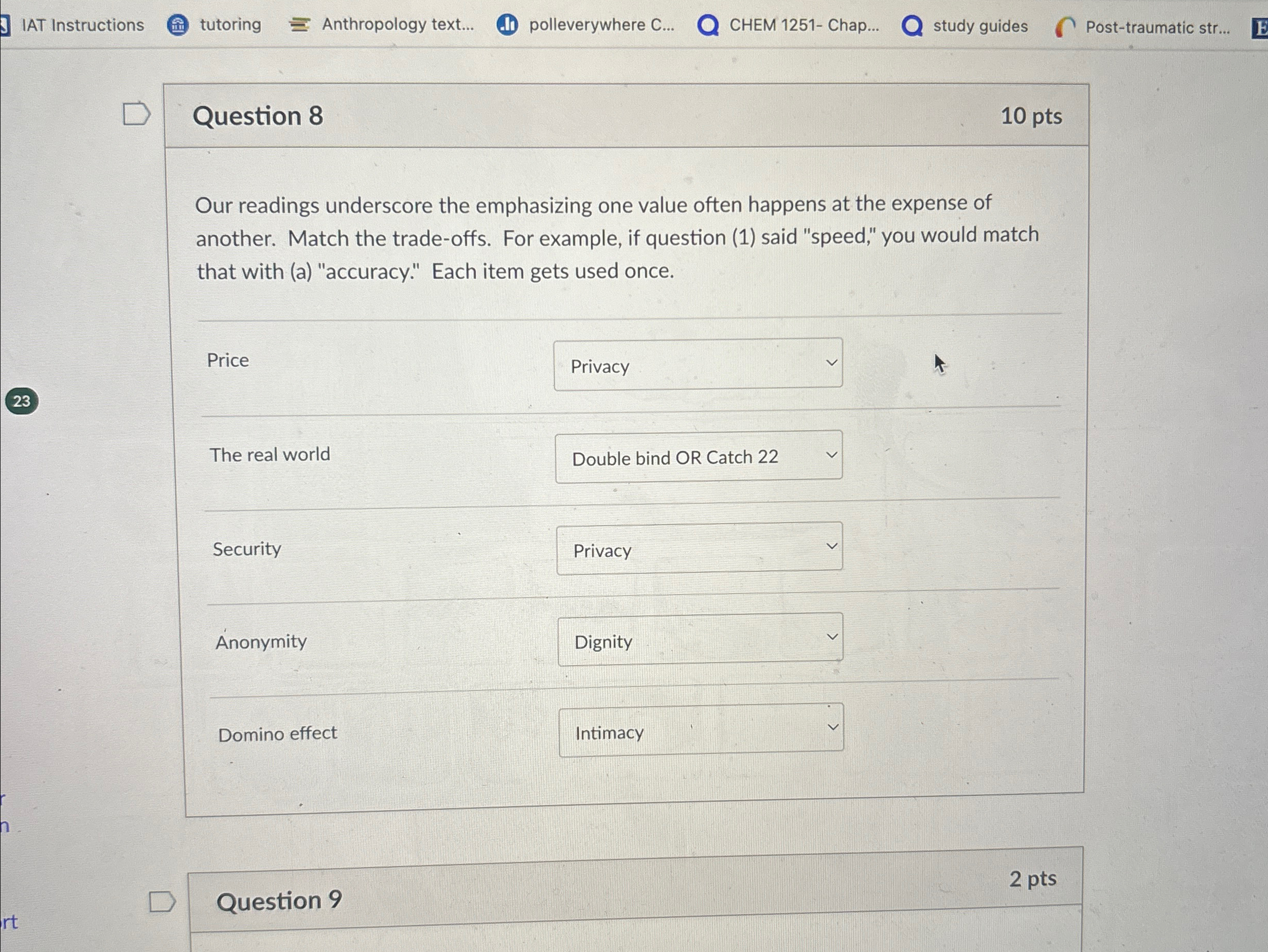IAT Instructions tutoring Anthropology text...