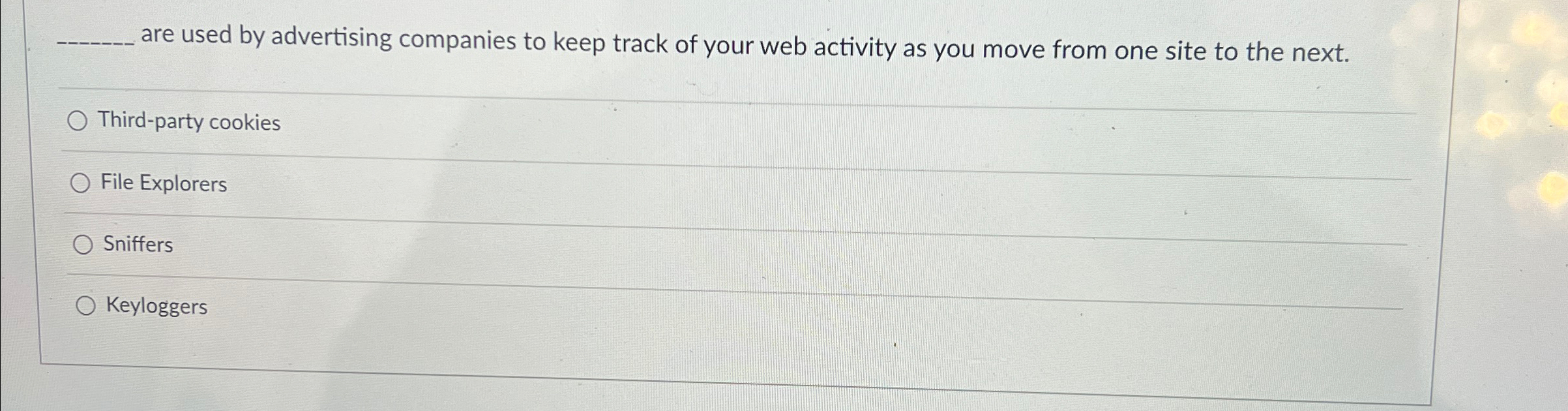 are used by advertising companies to keep track