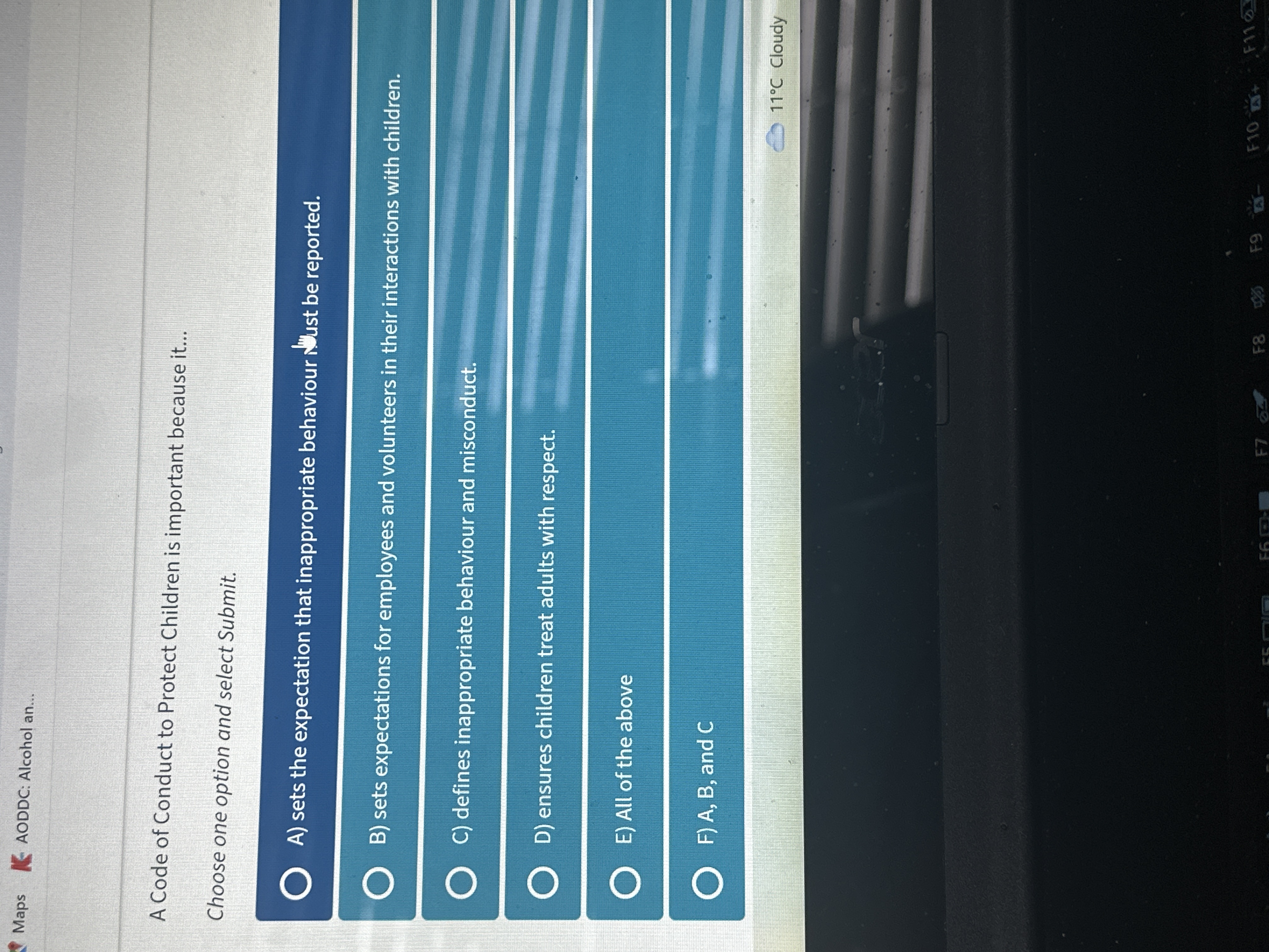 code of conduct to protect children is important